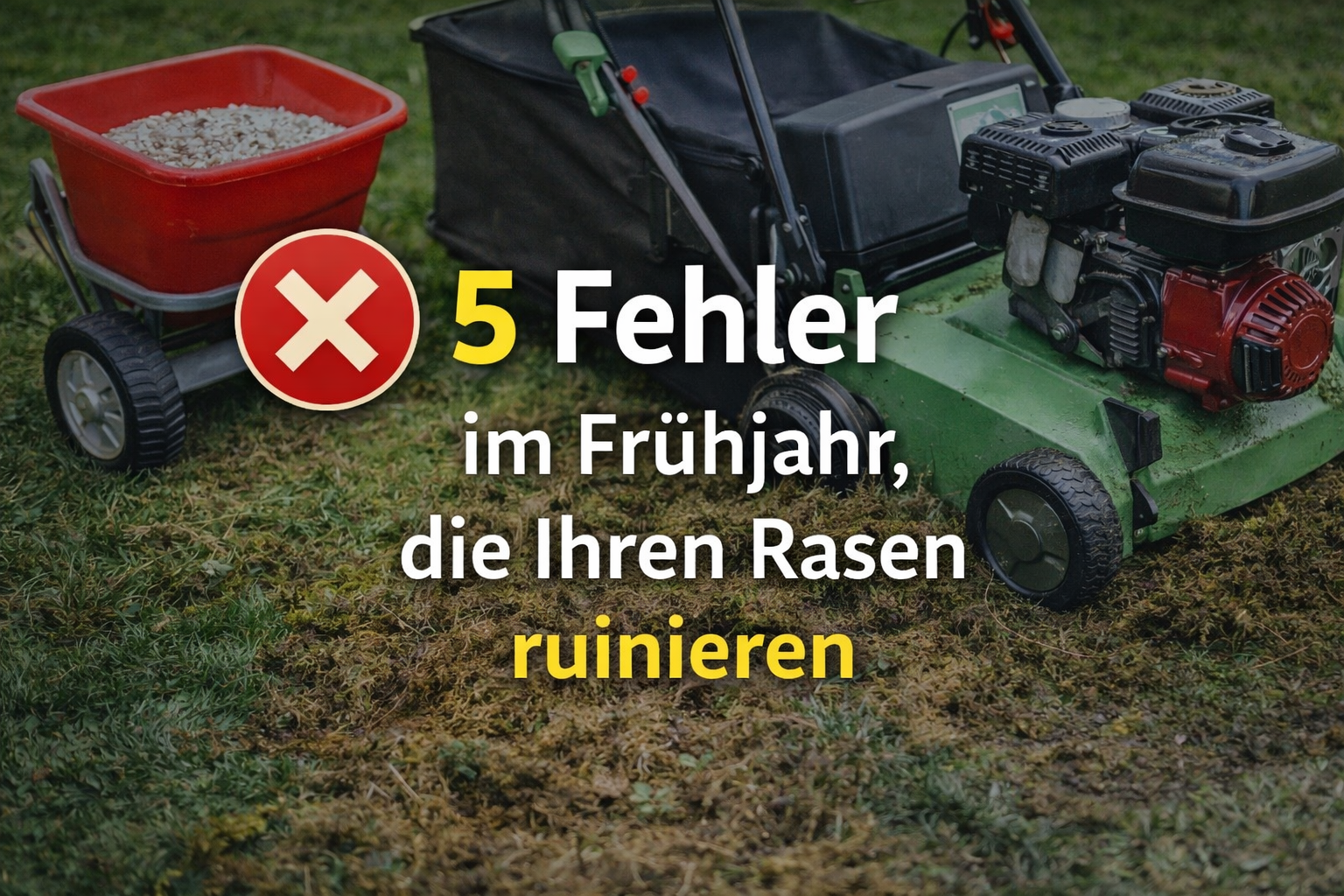 Rasenpflege im Frühjahr Gütersloh – 5 typische Fehler vermeiden